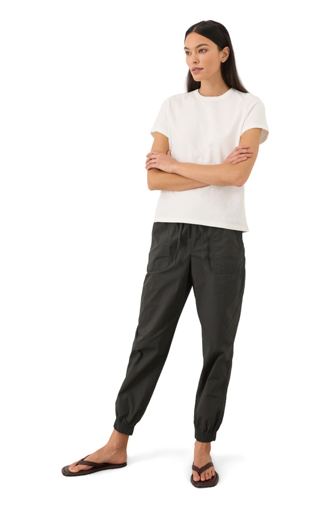 Organic Cotton Soft-Slub Essential Crewneck Tee - image 5