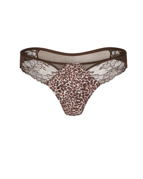 Adore Me Haley Thong Panties In Brown