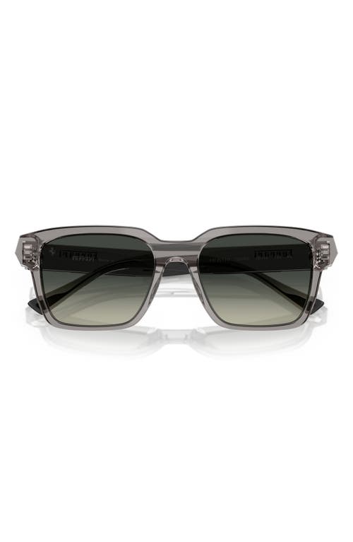 Scuderia Ferrari 55mm Gradient Square Sunglasses In Gray