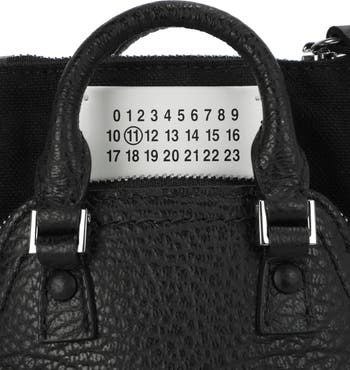 Micro 5AC Leather Top Handle Bag