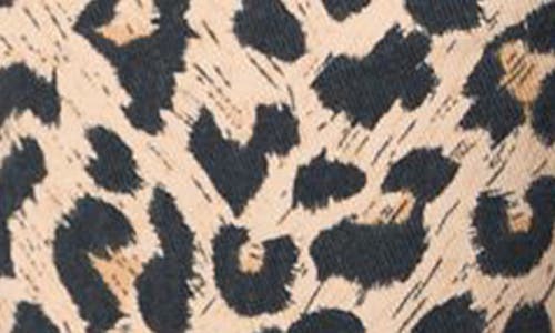 Smallsaints By Allsaints Kids' Leopard Print Straight Leg Jeans In Brown