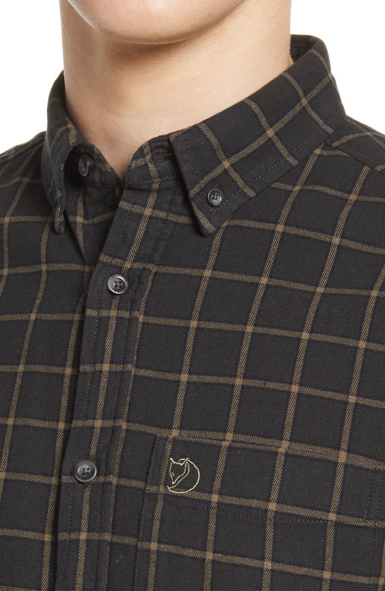 Fjällräven Ovik Flannel Button-Down Shirt, Alternate, color, 