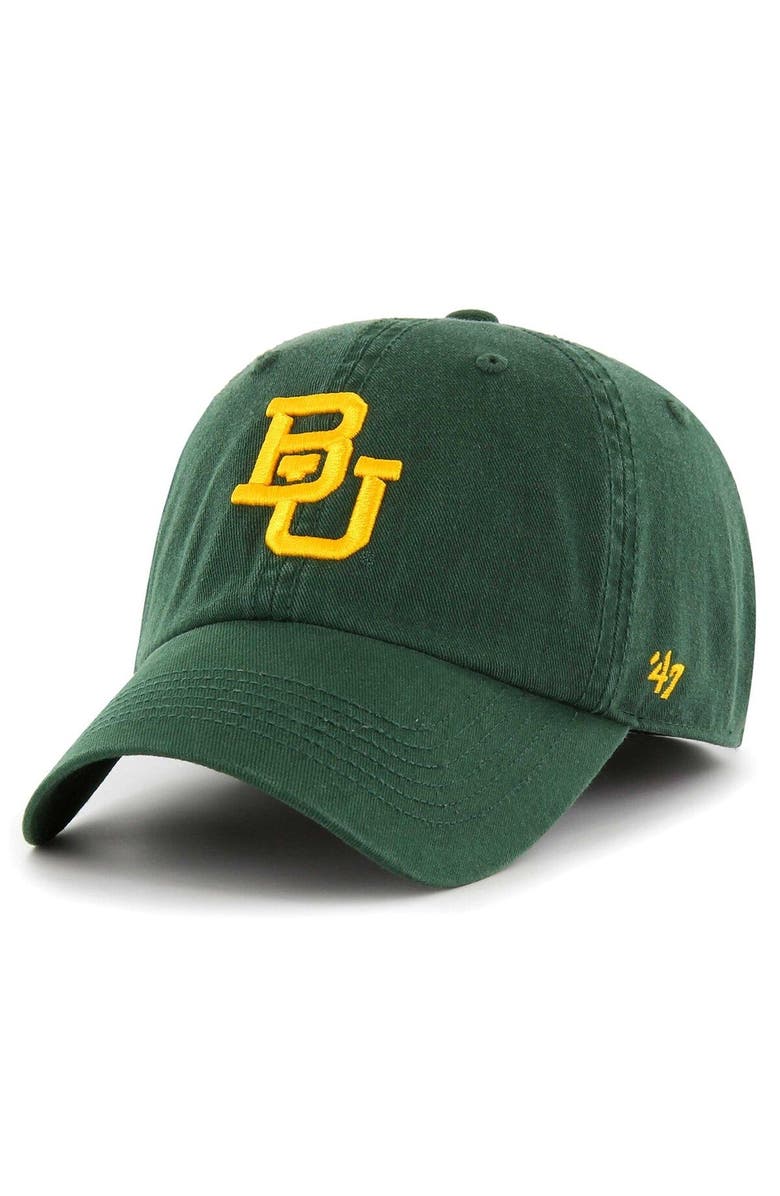 '47 Men's '47 Green Baylor Bears Franchise Fitted Hat, Main, color, Green