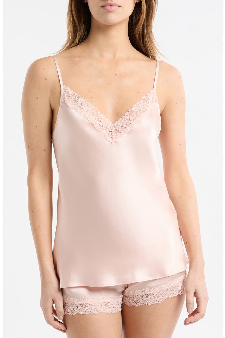 Milky Silk Camisole, Main, color, VANILLA