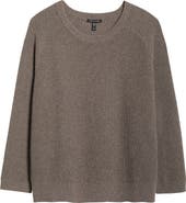 Eileen Fisher Crewneck Organic Cotton & Recycled Cashmere Sweater