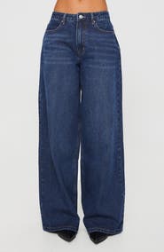 Princess Polly Naylor Low Rise Wide Leg Jeans