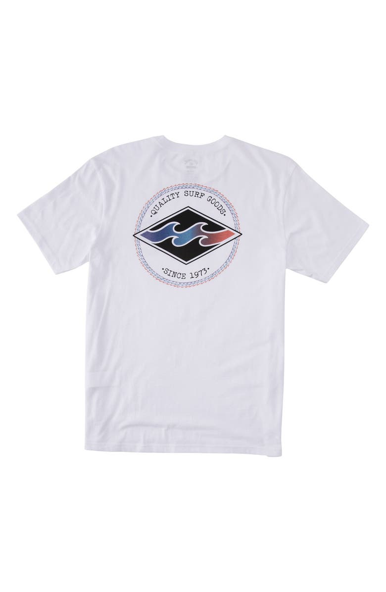 Billabong Kids' Rotor Diamond Cotton Graphic T-Shirt, Alternate, color, 