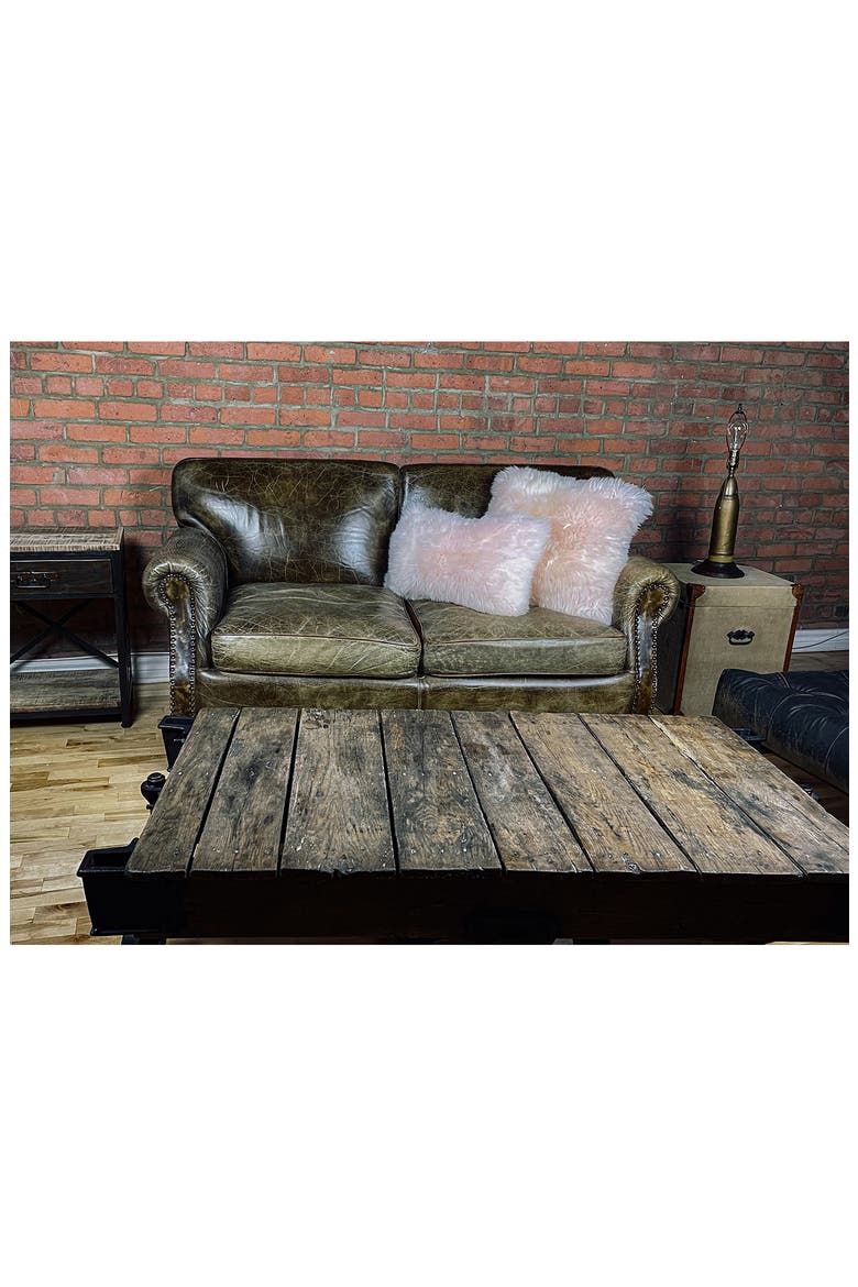 New Zealand Genuine Sheepskin Pillow - 12" X 20" - Blush - Set of 2, Alternate, color, BLUSH PINK