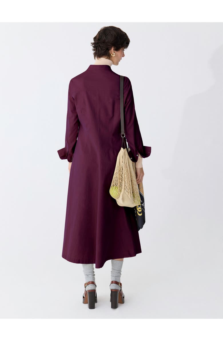Callas Milano GENNY Longsleeve Shirtdress, Alternate, color, Violet