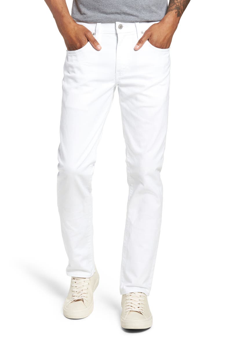 Levi's® 511™ Slim Fit Jeans, Main, color, WHITE BULL DENIM II
