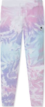 Dalix Astronaut Tie Dye Fleece Jogger Pant