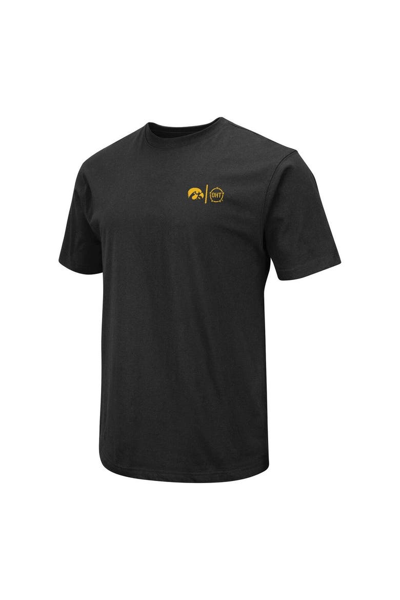 Men's Colosseum Black Iowa Hawkeyes OHT Military Appreciation T-Shirt, Alternate, color, Black