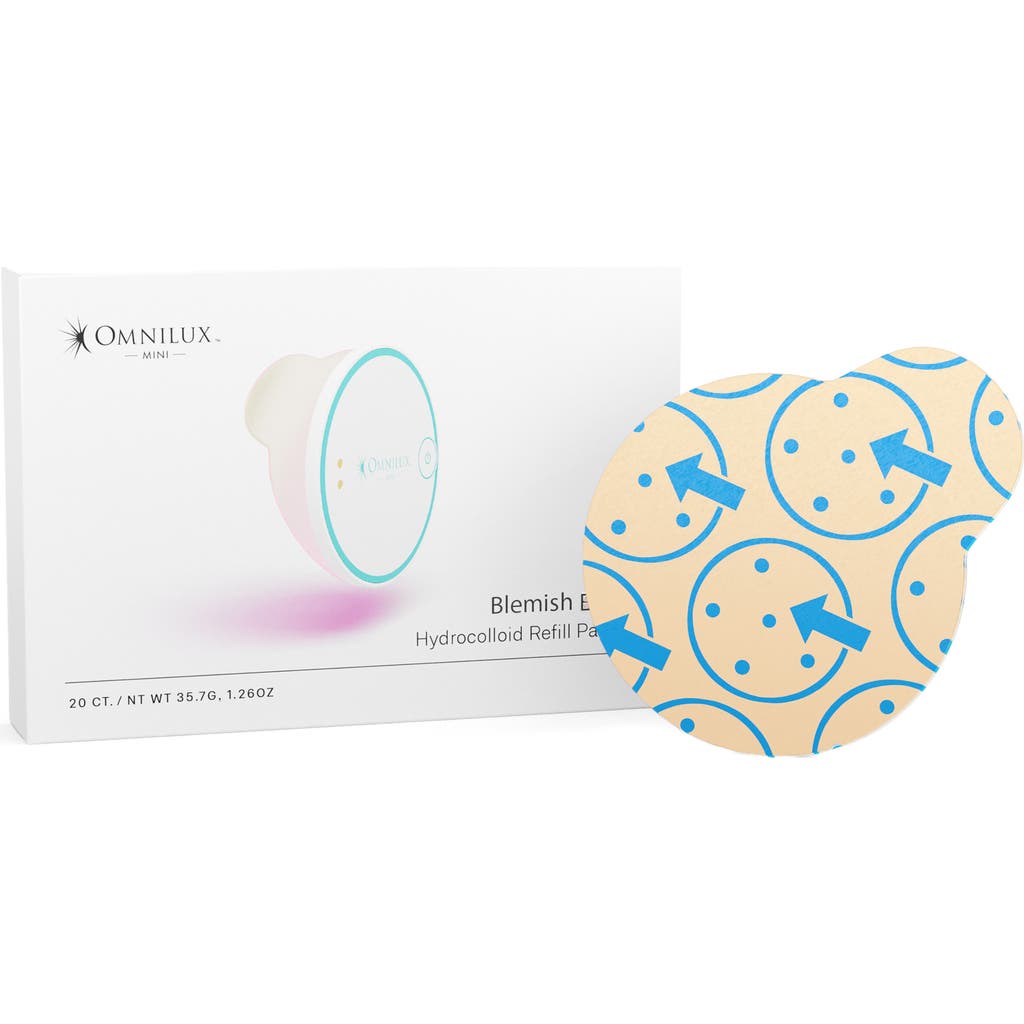 Omnilux Blemish Eraser Hydrocolloid Refill Patches In Transparent