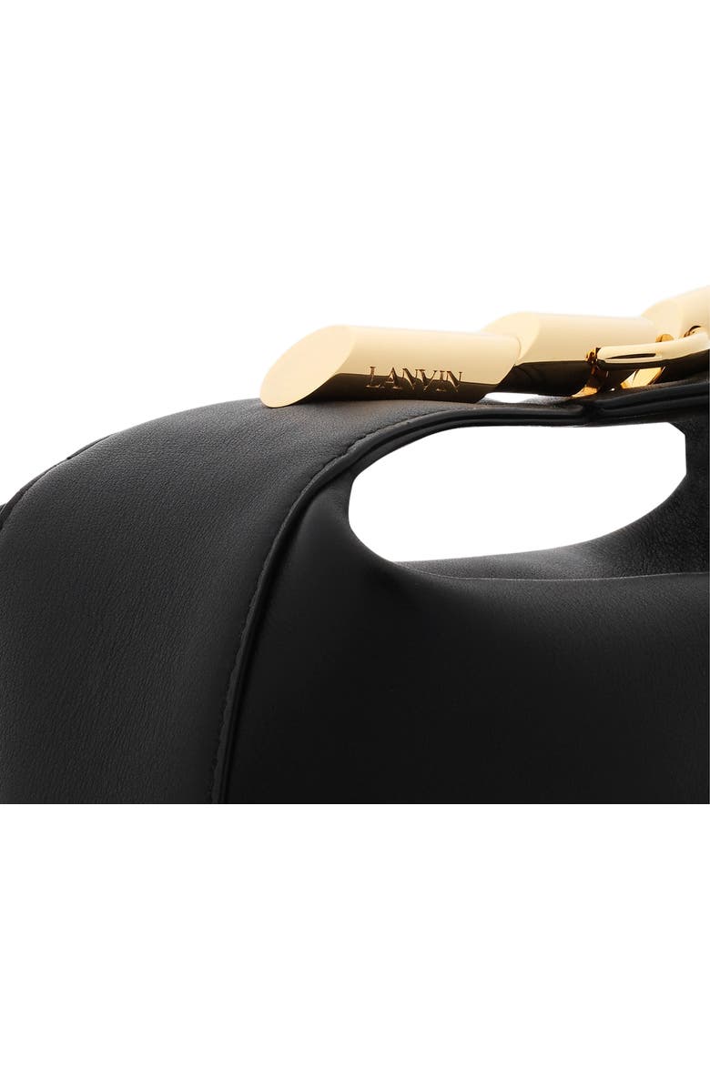 Lanvin Haute Séquence Leather Clutch Bag, Alternate, color, Black