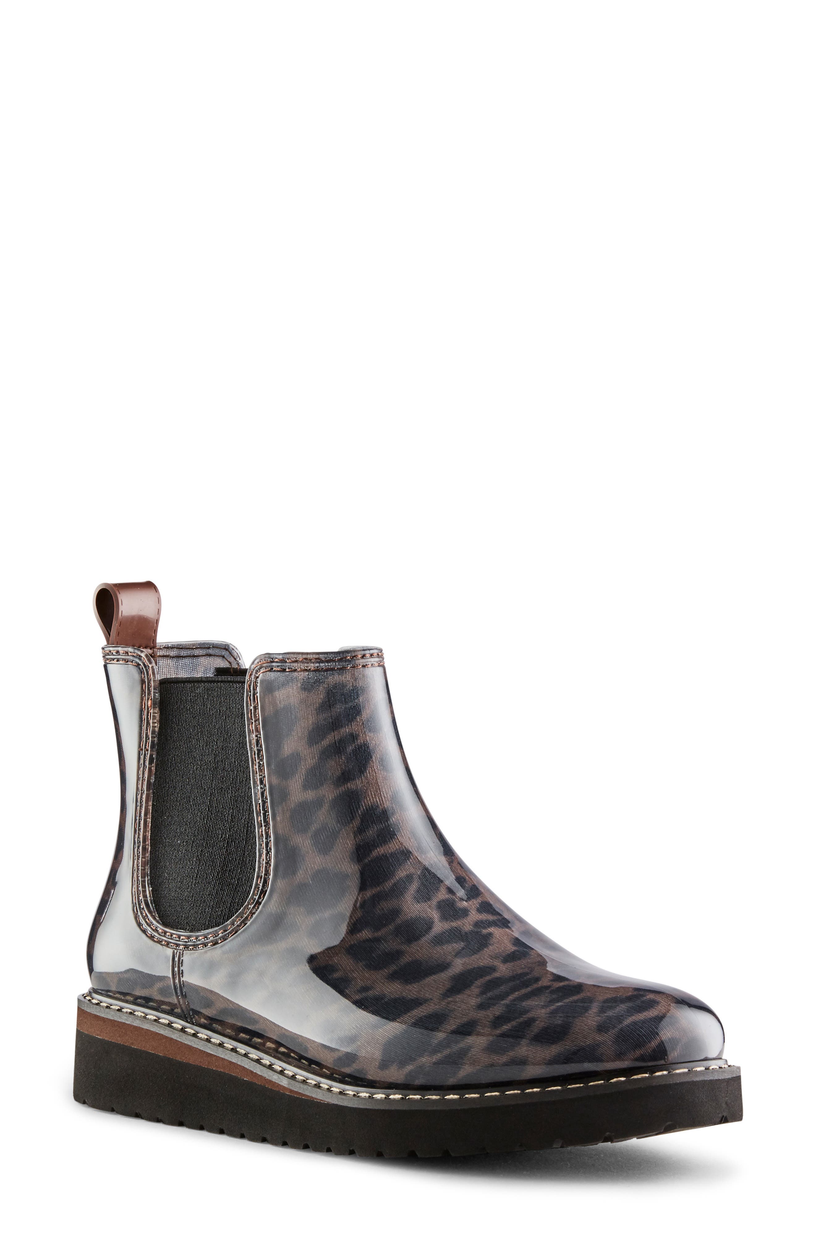Kensington Chelsea Rain Boot, Main, color, LEOPARD