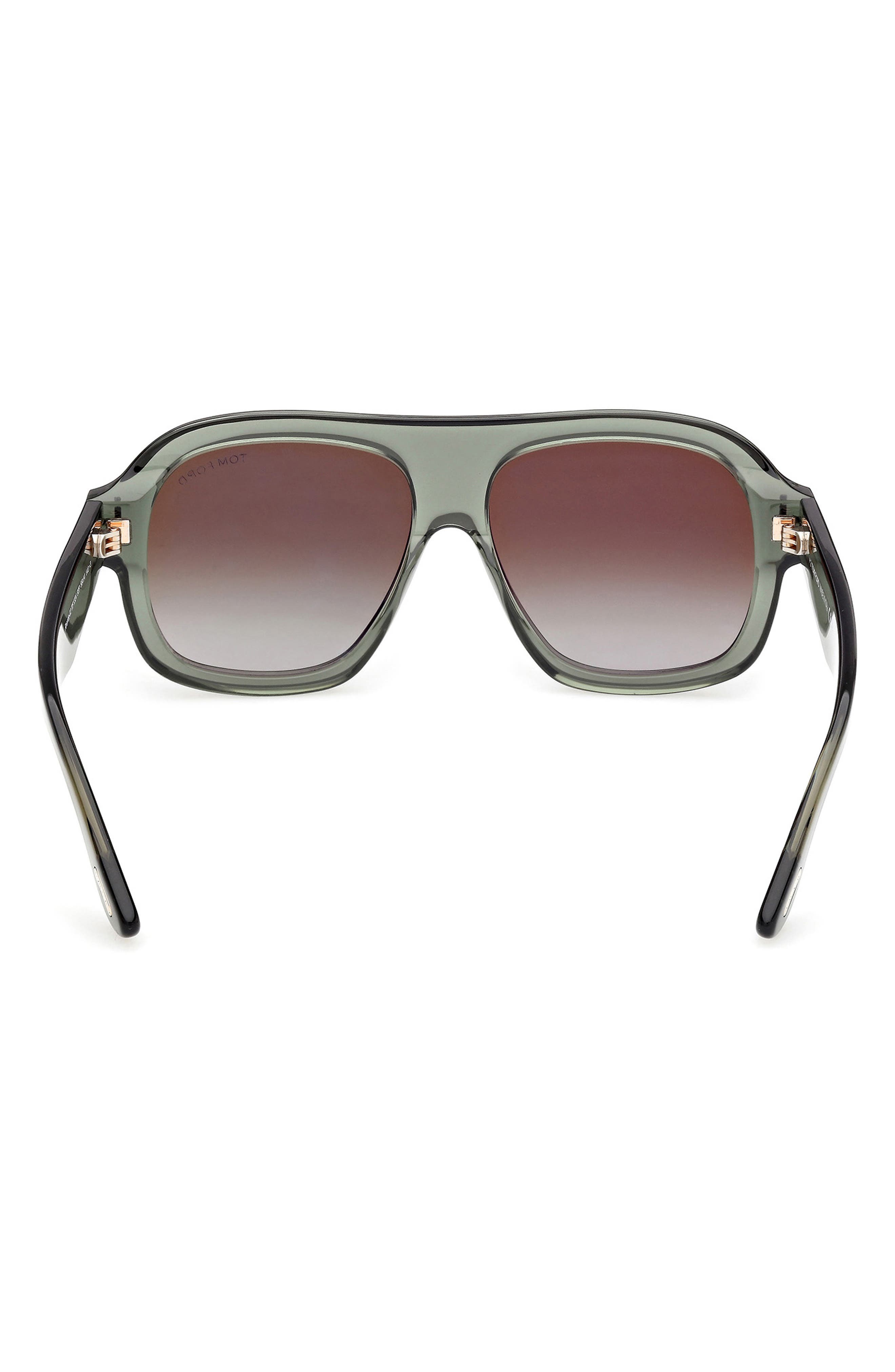 TOM FORD Rhonda 56mm Gradient Pilot Sunglasses (Women) | Nordstrom