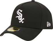 New Era Men's New Era Black Chicago White Sox A-Frame 59FORTY Fitted Hat