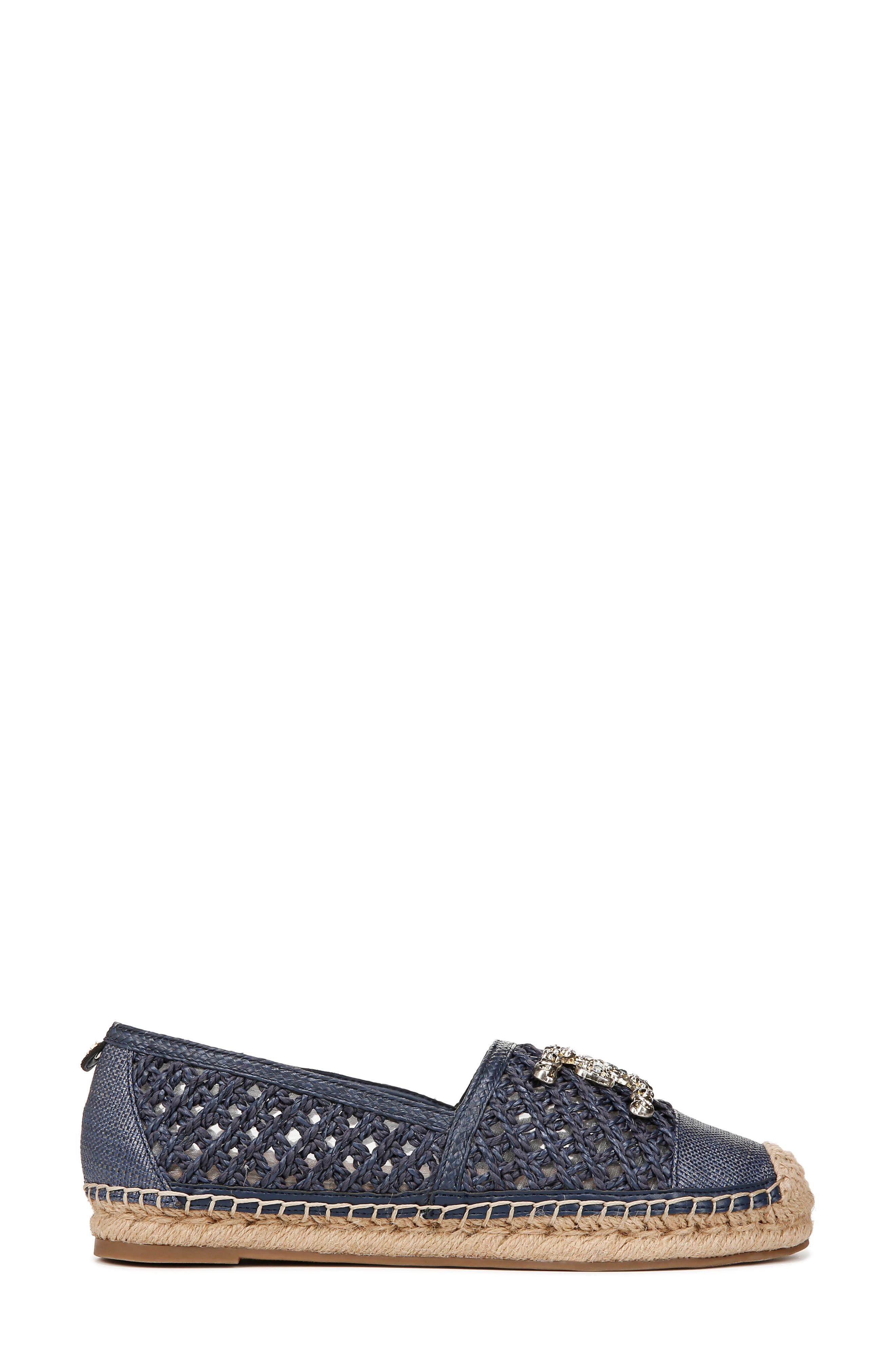 Khiara Espadrille Flat, Alternate, color, HUDSON BLUE