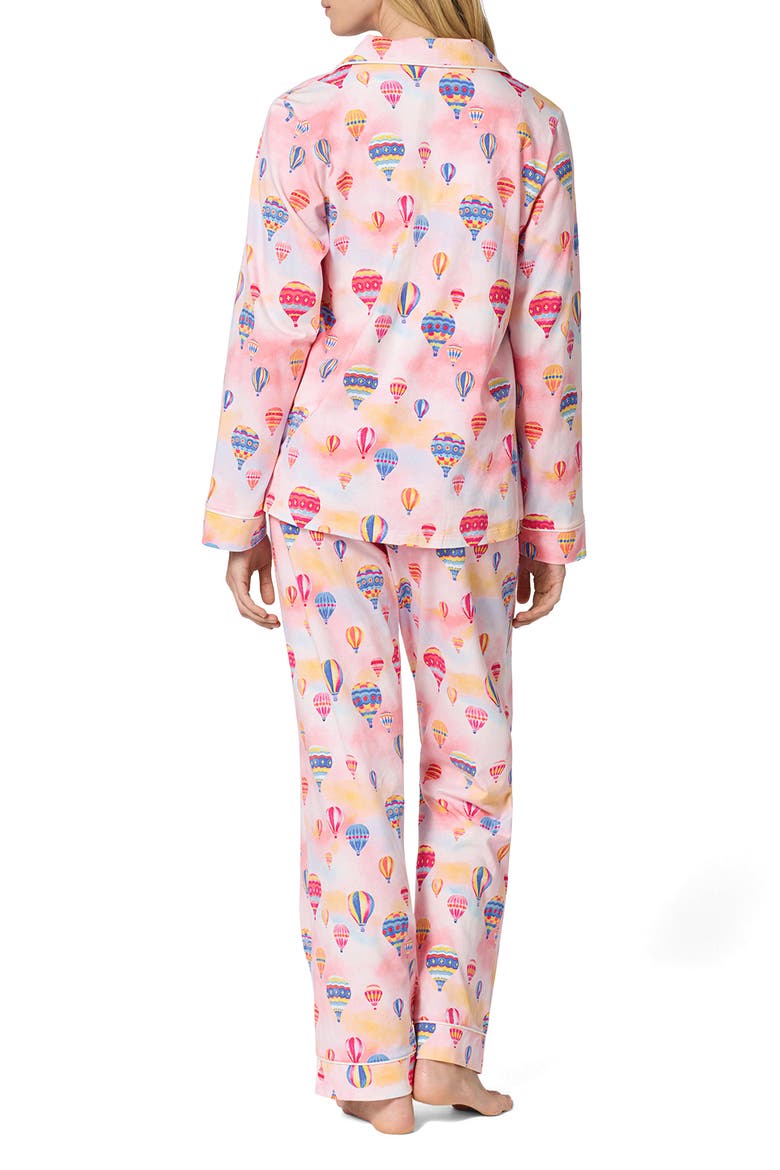 Long Sleeve Pajamas, Alternate, color, SERENE SUNRISE
