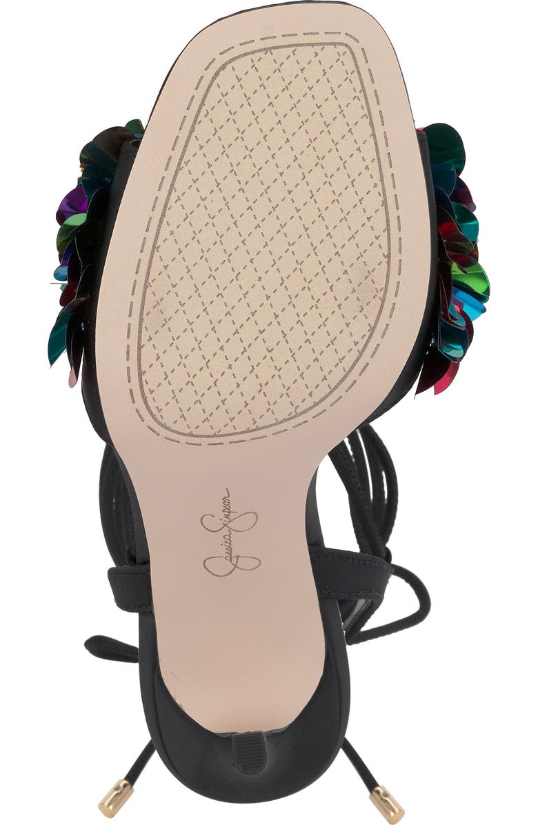 Jessica Simpson Oveny Ankle Wrap Sandal, Alternate, color, Black