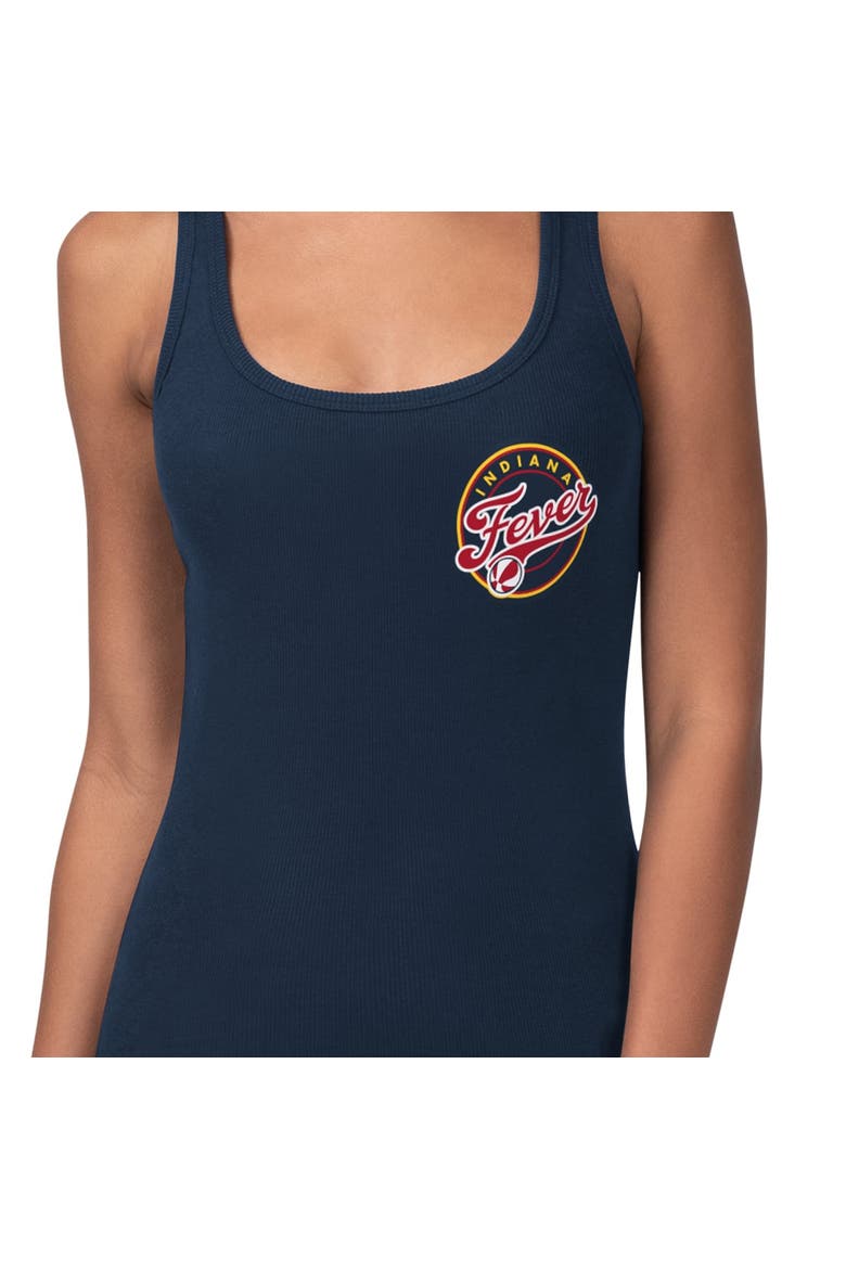 Women's Starter Navy Indiana Fever 30th Anniversary Preseason Tank Top, Alternate, color, Navy