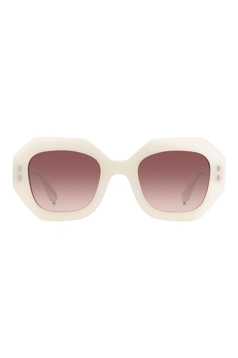 52mm Gradient Geometric Sunglasses, Main, color, 07AP-3X