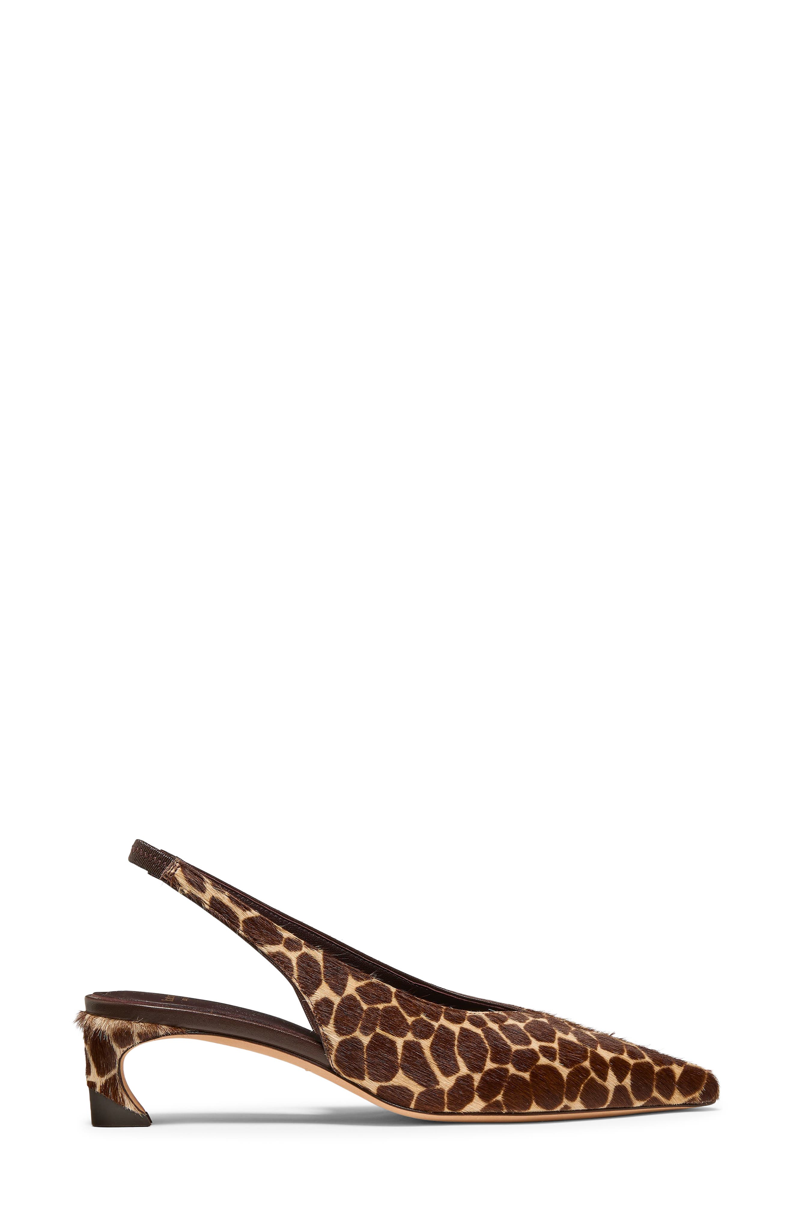 Viv Slingback Pointed Toe Pump, Alternate, color, HOT FUDGE MULTI