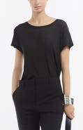 CO Crewneck Short Sleeve T-Shirt in Cotton Jersey