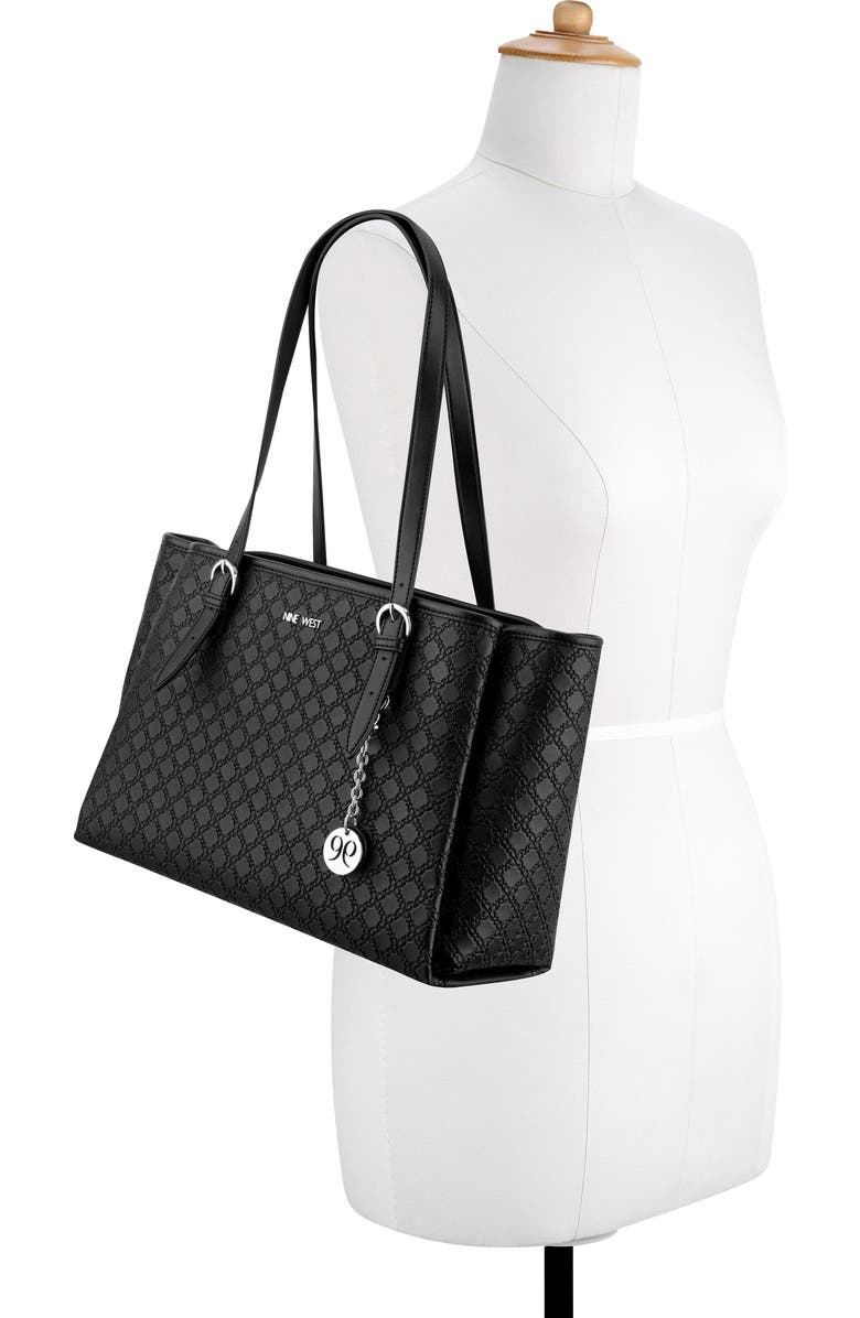 Nine West Kieran Carryall Tote Bag, Alternate, color, Black