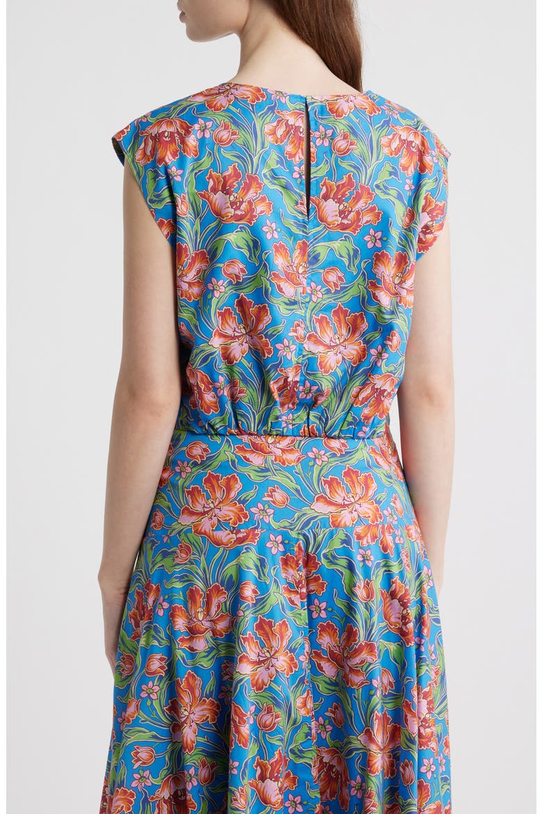 Cambrie Floral Print Sleeveless Shirt, Alternate, color, ARCHIVE TULIP LIBERTY PRINT