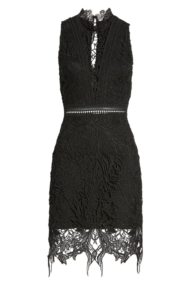 Felicity Sheath Dress, Alternate, color, BLACK