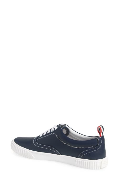 Thom Browne Heritage Low Top Sneaker In Navy