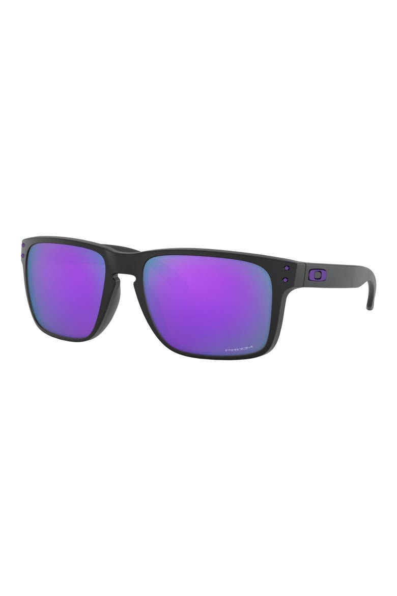 Holbrook™ XL 59mm Gradient Keyhole Sunglasses, Alternate, color, MATTE BLACK/ PRIZM VIOLET