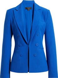 Tahari ASL Faux Double Breasted Jacket