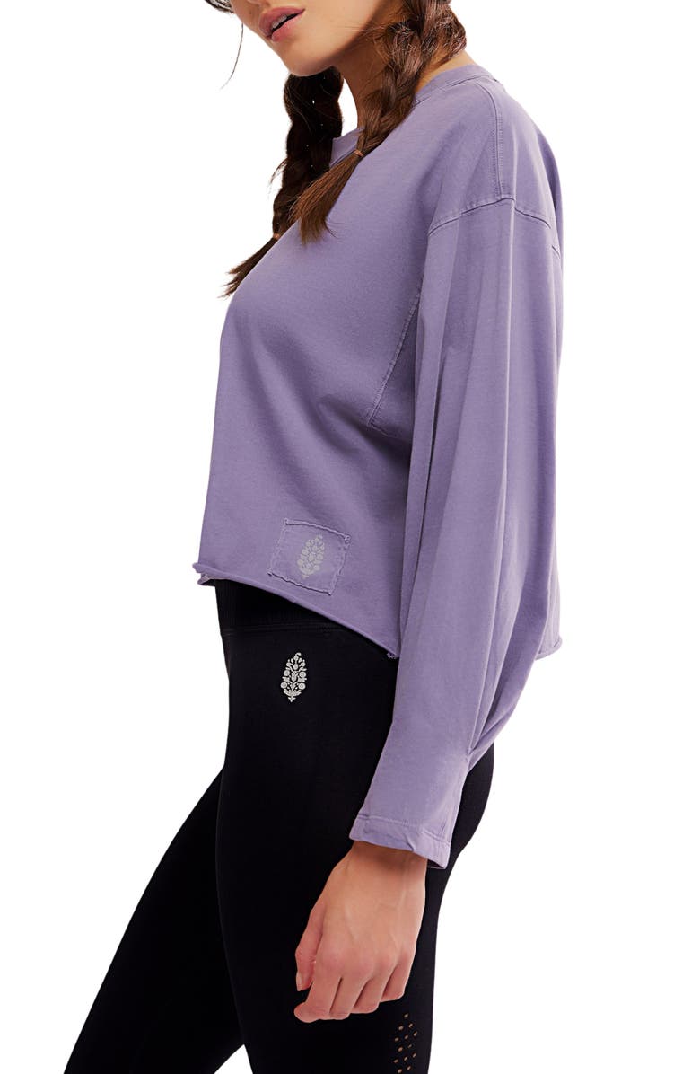 Free People FP Movement Inspire Pullover, Alternate, color, Graphite