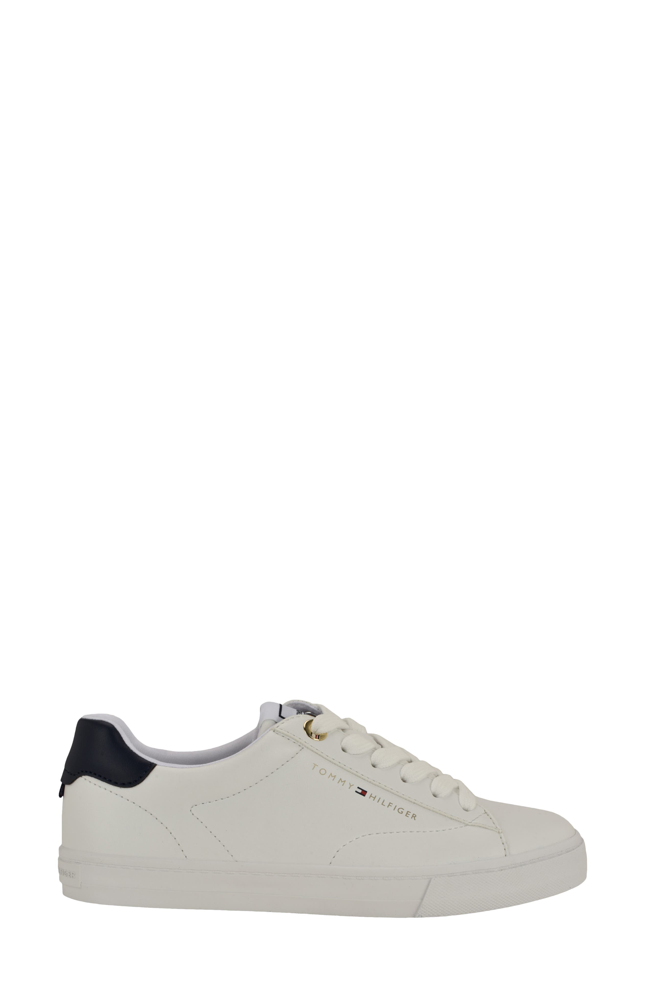 Lernia Sneaker, Alternate, color, WHITE/ NAVY
