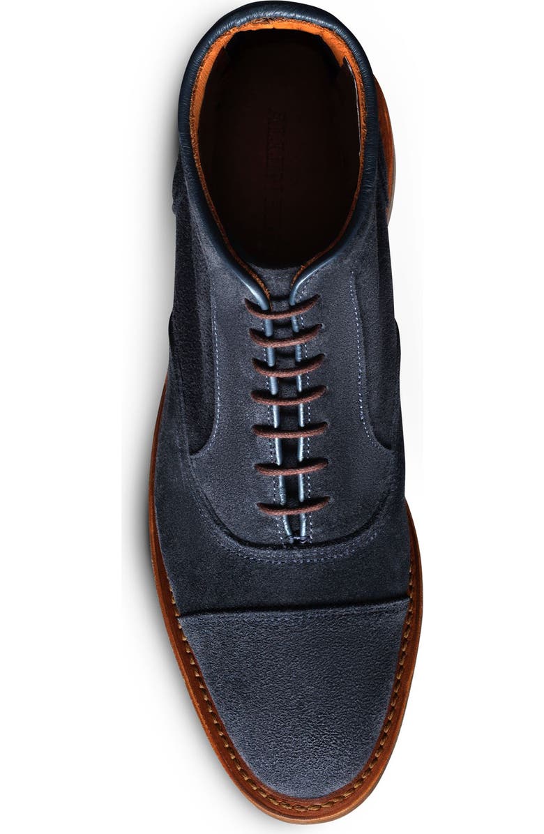 Allen Edmonds Park Avenue Verse Cap Toe Oxford Boot, Alternate, color, Navy