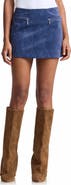 Avec Les Filles Zipper Detail Miniskirt