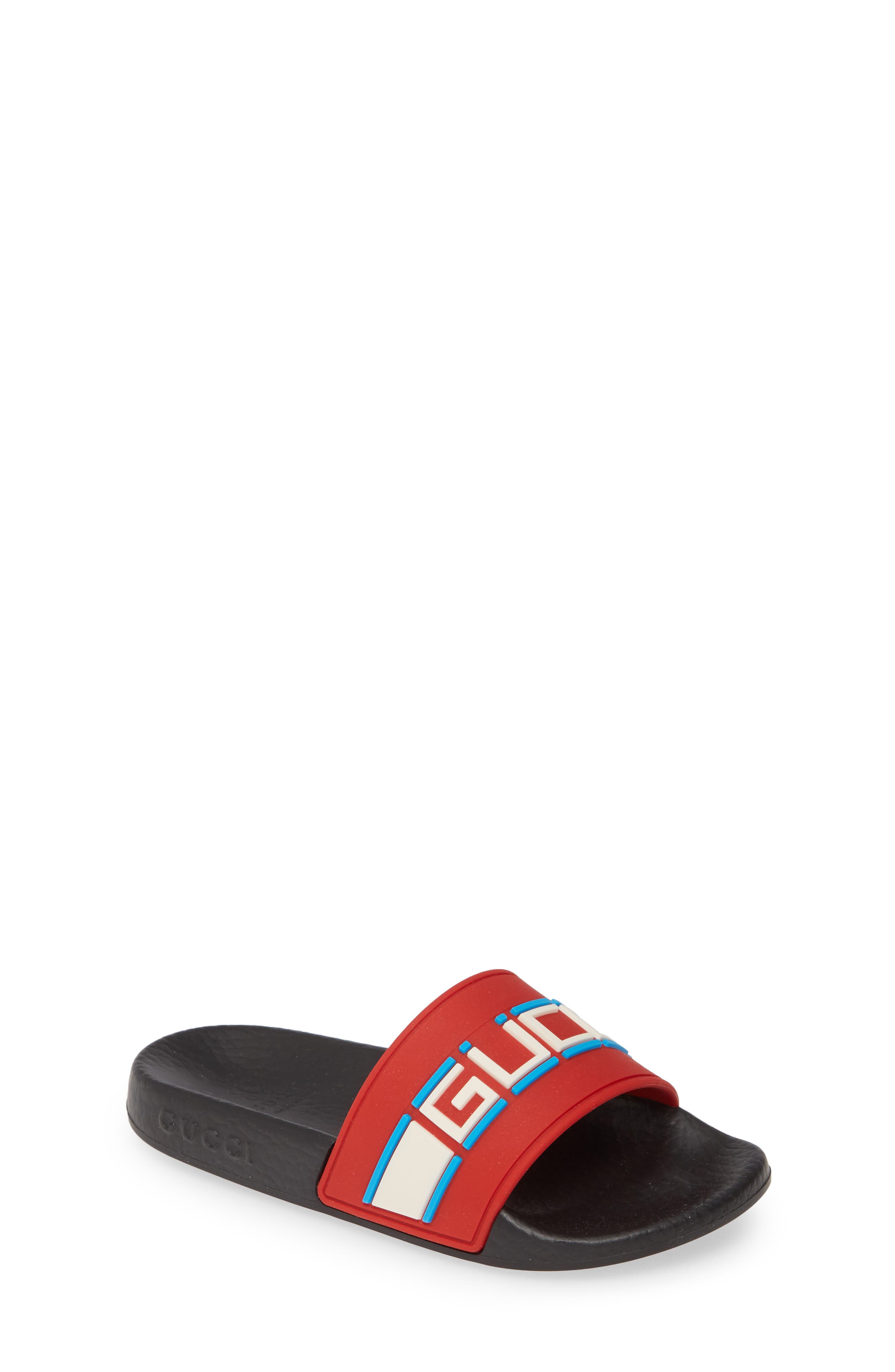 Gucci Logo Slide Sandal, Main, color, 