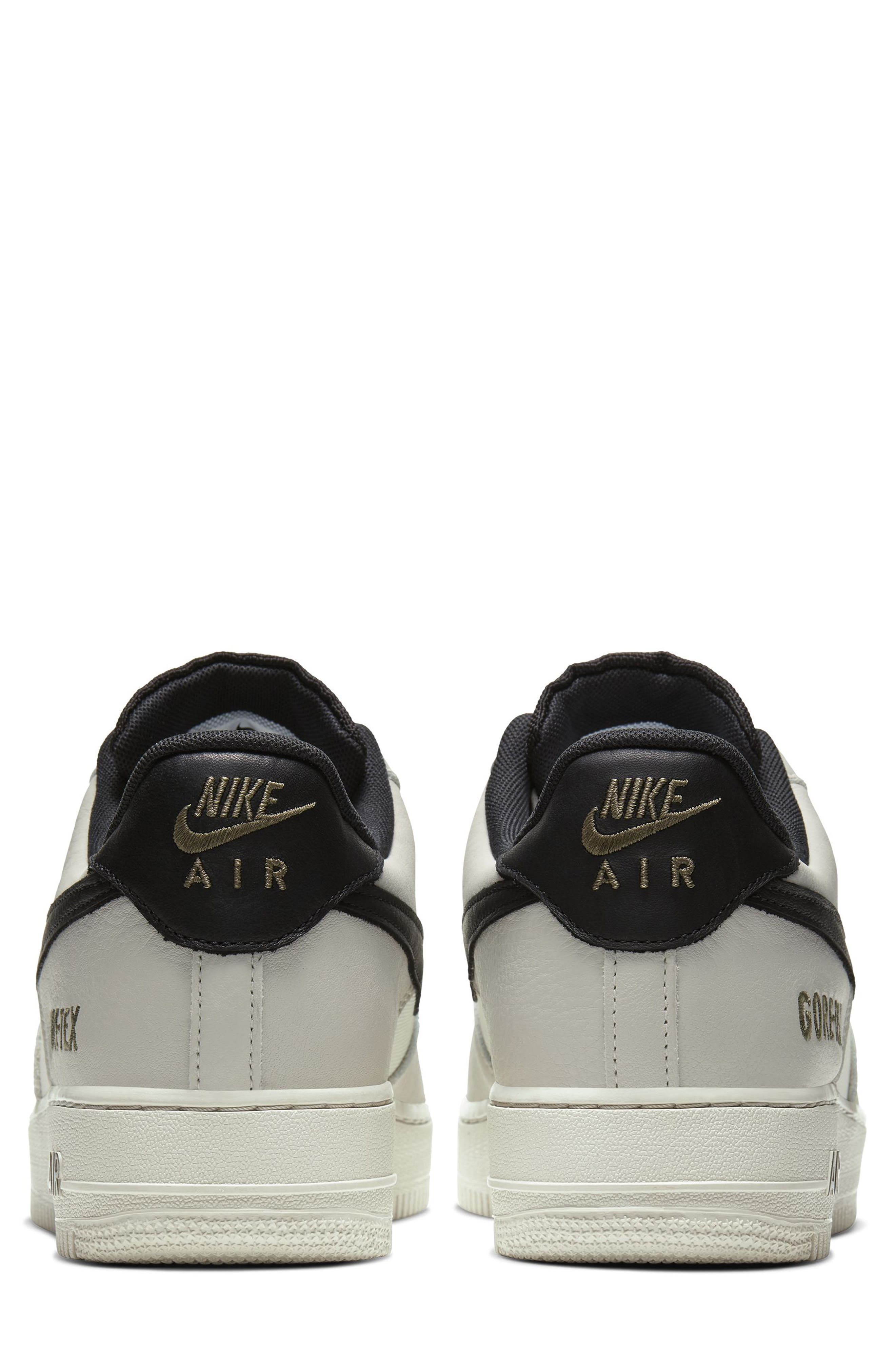 Air Force 1 Gore-Tex® Waterproof Sneaker, Alternate, color, BONE/ OLIVE/ SAFFRON/ BLACK