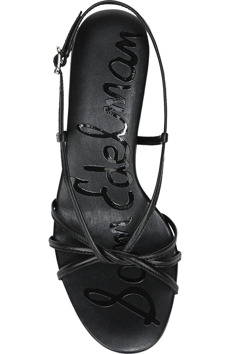 Sam Edelman Cressa Slingback Kitten Heel Sandal, Alternate, color, Black