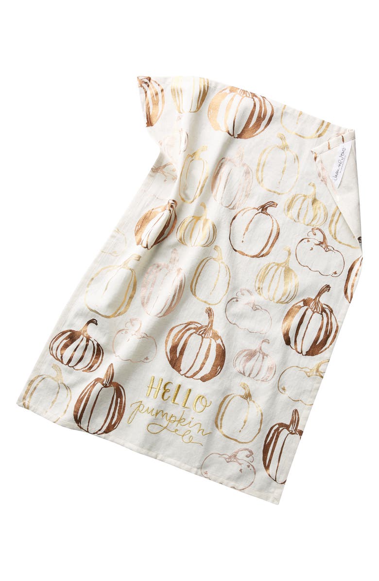 Anthropologie Home Anthropologie Jasmine Jones Pumpkin Dishtowel, Alternate, color, 