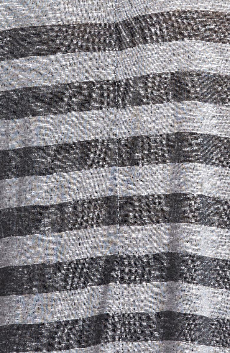 Caslon<sup>®</sup> Asymmetrical Three Quarter Sleeve Tee, Alternate, color, 