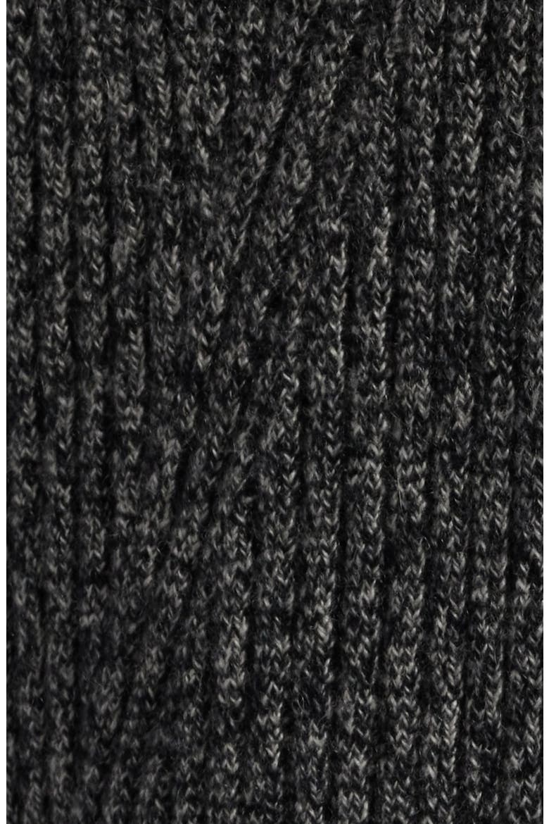 Femi Knit Cashmere Blend Skirt, Alternate, color, HEATHER BLACK