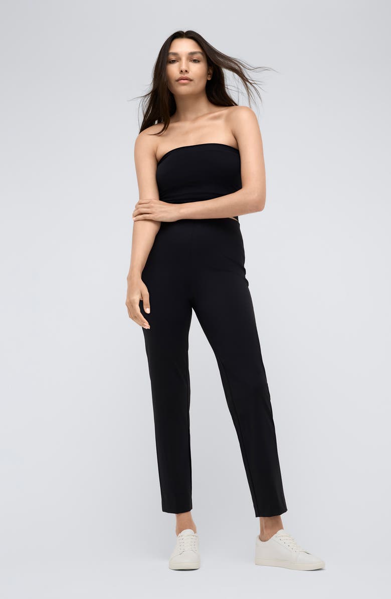 Kenneth Cole Slim Pull-On Pants, Alternate, color, Black