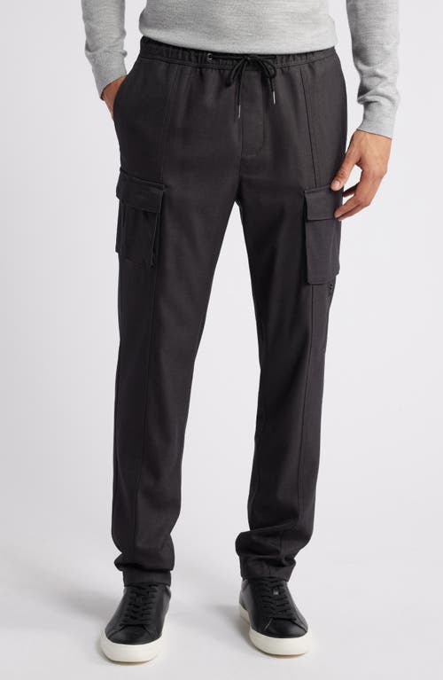 Open Edit Tech Cargo Pants in Dark Grey Charcoal Heather 