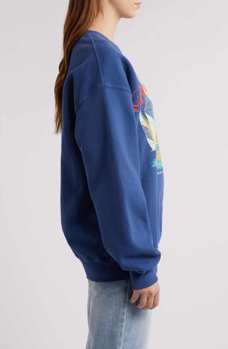 Daydreamer Bon Voyage Cotton Graphic Sweatshirt, Alternate, color, 