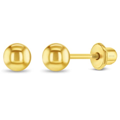 Polished Ball Earrings