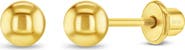 In Season Jewelry Polished Ball Earrings
