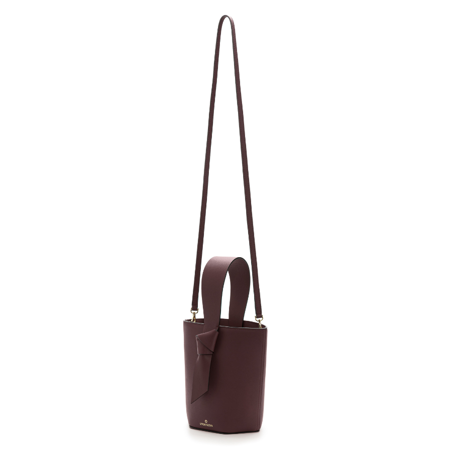 Julieta Shoulder Bag Minimalist Lines And Timeless Design, Alternate, color, Burgundy